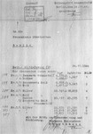 A copy of a draft list, prepared by the Reichsbank, of the forty-sixth shipment to the Prussian State Mint of gold and silver taken from human teeth.