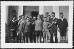 Younger students at the Rabbinical College in Rhodes.