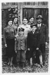 Portrait of the Felman family in Proszowice, Poland.