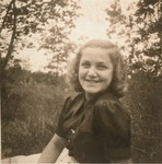 Portrait of a German girl whom Solly Perel dated while living in hiding as a student at the Hitler Youth school in Braunschweig.