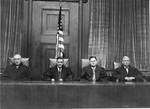 The judges of Military Tribunal VI during the I.G.