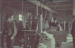Wood workers in the furniture factory in the Lodz ghetto.