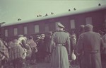 Deportation of Jews from the Lodz ghetto to the Chelmno death camp.