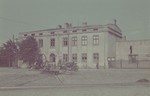Exterior view of the post office in Tuszyn.

Original German caption: "Tuschyn".