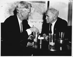 U.S. Special Representative to Israel, James McDonald, in a private meeting with Israeli Prime Minister, David Ben-Gurion after presenting his credentials.