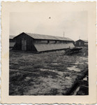 View of a barrack in the Gurs internment camp.