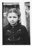 Portrait of a young Jewish girl in Bilki.

Pictured is Hana Mermelstein.