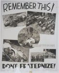Photomontage published in The Tacoma Sunday News Tribune (Tacoma, Washington) on June 3, 1945 entitled "Remember This!  Don't Fraternize" that was prepared by U.S.