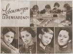 A series of photographs of children at the Baruch Auerbach Jewish orphanage in Berlin that was published in the Jewish newspaper, Juedisches Nachrichtenblatt, on March 10, 1939.