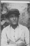 Portrait of Ely Ischach.  He was a rag dealer.  He lived at Asadbegova 11 in Bitola.