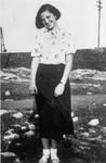 Portrait of fifteen-year-old Jadzia Liwer in Bedzin.