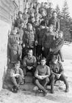 Hungarian-Jewish conscripts in Company 108/57 of the Hungarian Labor Service, after their return to Ungvar from Sianki.