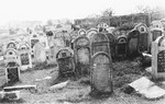 View of the Jewish cemetery in Lublin.
