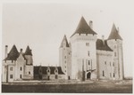 View of the chateau at Le Coudray, where Jewish children were hidden during the war.