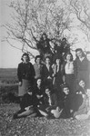 A girl scout troop organized by Simone Weil in the Rivesaltes transit camp.