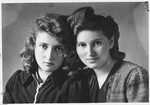 Marysia and Krysia Huppert, the daughters of Dorota's rescuer, Jerzy Huppert.