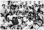 Group portrait of youth at the Selvino Youth Aliyah children's home.