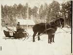 A Jewish coachman drives Varishnakov, a high ranking Russian officer, on a sleigh to a hunt.