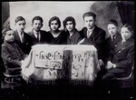 Members of the Jewish National Fund (Keren Kayemet L'Yisrael) committee in Eisiskes.