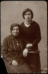 Rebbetzin Miriam Rozowski and her daughter Bat-Sheva.