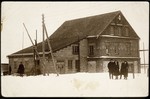 The inauguration of an electrical power plant building, which also housed the new electric flour and saw mills.
