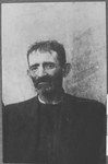 Portrait of Isak Ergas.  He was a reseller.  He lived at Zmayeva 20 in Bitola.