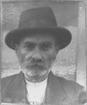 Portrait of Solomon Ergas.  He was a rentier.  He lived at Hertzegovatska 48 in Bitola.
