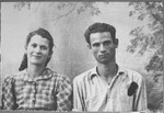 Portrait of Yosef Eschkenasi and his wife, Sara.  Yosef was a laborer.