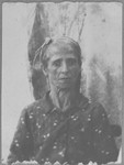 Portrait of Lia Benjakar, wife of Solomon Benjakar.