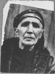 Portrait of Lea Benjakar.  She lived at Novatska 14a in Bitola.