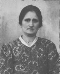 Portrait of Arnesta Ergas, [wife of Yosef Ergas].