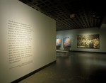 View of the concluding section of fourth floor of the permanent exhibition at the U.S.