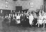 Gathering of a Fascist social club in Berlin.

Gitta Schadur is seated in the front row, on the far right.