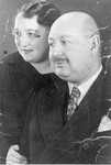 Portrait of the donor's parents, Jakub and Lilly Herzog, in Hlohovec, Czechoslovakia.