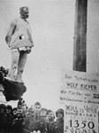 The hanging of Wolf Kieper on the market square in Zhitomir.