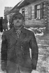 Portrait of a Jewish policeman in the Wisznice ghetto.