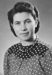 Hildegard Kusserow, a Jehovah's Witness who spent four years and six months in concentration camps for her faith, including Paderborn, Vechta, and Ravensbrueck.