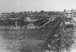 A view of the Majdanek concentration camp after liberation.