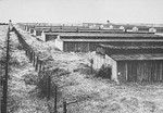 A section of the prisoners' barracks in Majdanek.
