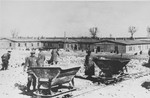 Prisoners at forced labor at the Majdanek concentration camp.