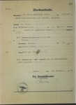 Death certificate for Selma Stiefel Zwienicki, who was killed by the Nazis during the Kristallnacht pogrom in Bremen, Germany.