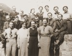 Graduating class of the Wuerzburg Jewish teachers seminary shortly before it was closed down on Kristallnacht.