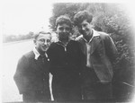 Three boys in the Priory, a children's home in Selkirk Scotland.