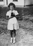 Portrait of Marta Kupfermann as a child.