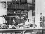 Women at work in a Jewish-owned textile mill in Vienna.