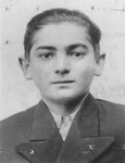 Portrait of Israel Rakowski that his mother kept hidden in her shoe during her imprisonment in labor and concentration camps.