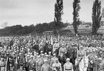 National Socialists gathered at the Deutscher Tag (German Day) rally in Nuremberg.