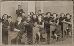 Class picture of an elementary school in Bedzin Poland.