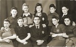 Members of the Rotmensch group of the Rossner factory in the Bedzin ghetto.