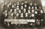 Members of Kibbutz Magshimim in Bedzin, Poland shortly after the war.